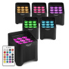 BeamZ Professional BBP48 akumulátorový uplight set 6 kusov - IP65 vodeodolný - S RGBAW-UV LED diódami BeamZ Professional BBP48 akumulátorový uplight set 6 kusov - IP65 vodeodolný - S RGBAW-UV LED diódami