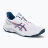 Pánske volejbalové topánky ASICS Netburner Ballistic FF 4 white/mako blue Pánske volejbalové topánky ASICS Netburner Ballistic FF 4 white/mako blue