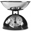 NEDIS kuchynská váha/ analógová/ vyberateľná misa/ nerezová oceľ/ čierna NEDIS kuchynská váha/ analógová/ vyberateľná misa/ nerezová oceľ/ čierna