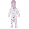 Overal podšitý DR Outlast® - biela levy/ružová baby Overal podšitý DR Outlast® - biela levy/ružová baby