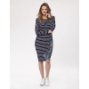 Dámske šaty 708 Námornícka modrá/biela - Look S/M tmavě modrá s bílou Dámske šaty 708 Námornícka modrá/biela - Look S/M tmavě modrá s bílou