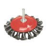 Kefa Tigerlion 7003B, 75 mm, vrkočová, so stopkou, drôt 0.35 mm Kefa Tigerlion 7003B, 75 mm, vrkočová, so stopkou, drôt 0.35 mm