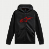 Alpinestars mikina AGELESS ZIP HOODIE 3 černá/červená Alpinestars mikina AGELESS ZIP HOODIE 3 černá/červená