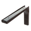 Riex JK28 policová podpera s plastovým krytom 143x237 mm hnedá Riex JK28 policová podpera s plastovým krytom 143x237 mm hnedá