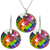 Krásny set Swarovski elements Twist zelený CRYSTAL Vitrail medium 18mm Krásny set Swarovski elements Twist zelený CRYSTAL Vitrail medium 18mm
