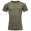 Devold Lauparen Merino 190 Base Tee Men zelená L Devold Lauparen Merino 190 Base Tee Men zelená L