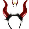 _Ostatní 1_ KARNEVAL Čertí rohy s peřím maxi čelenka *KARNEVALOVÝ DOPLNĚK* _Ostatní 1_ KARNEVAL Čertí rohy s peřím maxi čelenka *KARNEVALOVÝ DOPLNĚK*