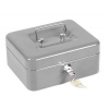 Pokladnička Q-CONNECT 205x160x90mm strieborná Pokladnička Q-CONNECT 205x160x90mm strieborná