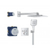 Grohe GROHTHERM SMARTCONTROL sprchový set s termostatickou podomítkovou baterií, horní sprcha, ruční sprcha se 3 proudy, hadice, držák, Water Saving, chrom Grohe GROHTHERM SMARTCONTROL sprchový set s termostatickou podomítkovou baterií, horní sprcha, ruční sprcha se 3 proudy, hadice, držák, Water Saving, chrom