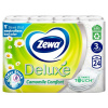 Zewa Deluxe Camomile 3-vrstvový toaletný papier 24ks Zewa Zewa Deluxe Camomile 3-vrstvový toaletný papier 24ks Zewa