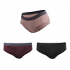 SENSOR MERINO AIR 3-PACK dámské kalhotky černá/dusty pink/port red M SENSOR MERINO AIR 3-PACK dámské kalhotky černá/dusty pink/port red M