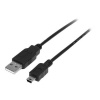 STARTECH 0.5m Mini USB 2.0 Cable - A to Mini B, STARTECH 0.5m Mini USB 2.0 Cable - A to Mini B - US STARTECH 0.5m Mini USB 2.0 Cable - A to Mini B, STARTECH 0.5m Mini USB 2.0 Cable - A to Mini B - US