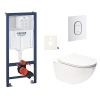 Siko Závěsný WC set do lehkých stěn / předstěnová montáž SAT Infinitio GRSIN11ASH0 Siko Závěsný WC set do lehkých stěn / předstěnová montáž SAT Infinitio GRSIN11ASH0