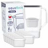Plastová filtračná kanvica AquaFloow J-MAXI 2,5l čierna + 12x filter Plastová filtračná kanvica AquaFloow J-MAXI 2,5l čierna + 12x filter