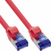 S/FTP (PiMF) Patchkábel LSOH TPE 0.5m cat.6a, červený, slim, Cu, flexibilný S/FTP (PiMF) Patchkábel LSOH TPE 0.5m cat.6a, červený, slim, Cu, flexibilný