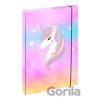 Baagl A4 Rainbow Unicorn ružová Baagl A4 Rainbow Unicorn ružová
