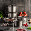 FISSLER Original Profi Collection - sada 4 hrncov s pokrievkami a panvicou z nerezovej ocele FISSLER Original Profi Collection - sada 4 hrncov s pokrievkami a panvicou z nerezovej ocele