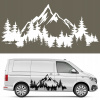 Šablóna na maľovanie auta CAMPER - MOTÍV HORY LES 45x100 cm Šablóna na maľovanie auta CAMPER - MOTÍV HORY LES 45x100 cm