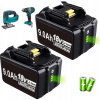 Makita 198116-4 Nabíjací set DC18RC 2 x BL1860B 6,0Ah MAKPAC Makita 198116-4 Nabíjací set DC18RC 2 x BL1860B 6,0Ah MAKPAC