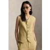 Polo Ralph Lauren jednoradová vesta dámska ľanová DELAVE LINEN-WVN-BLAZER/SPORT COAT 211A12779001 béžová 34 Polo Ralph Lauren jednoradová vesta dámska ľanová DELAVE LINEN-WVN-BLAZER/SPORT COAT 211A12779001 béžová 34