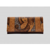 Dámska kožená peňaženka maľovaná DIVADLO Dámska kožená peňaženka maľovaná DIVADLO