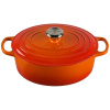 Le Creuset Signature Casserole oval 27 cm volcanic Le Creuset Signature Casserole oval 27 cm volcanic