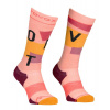 Ponožky ORTOVOX Ski Freeride Long Socks Cozy W bloom 35-38 Ponožky ORTOVOX Ski Freeride Long Socks Cozy W bloom 35-38