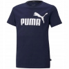 Tričko puma 128 modrá (128 cm Detské t -shirt Puma Ess logo Tee Navy Blue) Tričko puma 128 modrá (128 cm Detské t -shirt Puma Ess logo Tee Navy Blue)