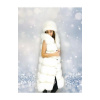 Dámska kožušinová vesta z pravej líšky Gilet3 white-White-46 L Dámska kožušinová vesta z pravej líšky Gilet3 white-White-46 L