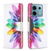Peňaženkové kožené puzdro Colored Drawing na Xiaomi Redmi Note 13 Pro 4G - Sun Flower Peňaženkové kožené puzdro Colored Drawing na Xiaomi Redmi Note 13 Pro 4G - Sun Flower