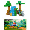 Toybit Magnetická stavebnica Minecraft Stromy a vodopád s postavičkou 101 ks 0643985748521 Toybit Magnetická stavebnica Minecraft Stromy a vodopád s postavičkou 101 ks 0643985748521