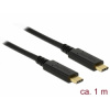 Delock USB 3.1 Gen 2 (10 Gbps) kabel Type-C na Type-C 1 m 3 A E-Marker 83661 Delock USB 3.1 Gen 2 (10 Gbps) kabel Type-C na Type-C 1 m 3 A E-Marker 83661