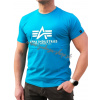 Alpha Industries Basic T-Shirt Blue lagoon tričko pánske Veľkosť: L, Farba: modrá Alpha Industries Basic T-Shirt Blue lagoon tričko pánske Veľkosť: L, Farba: modrá