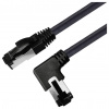 Maxtrack TI52-2L RJ45 síťové kabely, propojovací kabely CAT 8.1 S/FTP 2 m černá 90° zatočeno doleva, jednoduché stínění 1 ks Maxtrack TI52-2L RJ45 síťové kabely, propojovací kabely CAT 8.1 S/FTP 2 m černá 90° zatočeno doleva, jednoduché stínění 1 ks