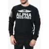 ALPHA INDUSTRIES Mikina Rebel Sweat - čierna (196311/03) ALPHA INDUSTRIES Mikina Rebel Sweat - čierna (196311/03)