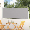 zahrada-XL Zaťahovacia bočná markíza na terasu 100x300 cm, sivá 48374 zahrada-XL Zaťahovacia bočná markíza na terasu 100x300 cm, sivá 48374