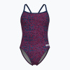Dámske jednodielne plavky arena Snake Skin Challenge navy/team redwhiteblue Dámske jednodielne plavky arena Snake Skin Challenge navy/team redwhiteblue
