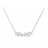 Oceľový náhrdelník so zirkónmi Guess Chandelier JUBN05358JWRHT Oceľový náhrdelník so zirkónmi Guess Chandelier JUBN05358JWRHT