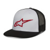 kšiltovka CORP TRUCKER, ALPINESTARS (bílá/černá/červená) M186-536 kšiltovka CORP TRUCKER, ALPINESTARS (bílá/černá/červená) M186-536