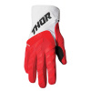 MX rukavice dětské - THOR SPECTRUM RED/WHITE - S