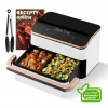 Cosori Dual Blaze TwinFry chytrá horkovzdušná fritéza10 L, keramika, bílá Cosori Dual Blaze TwinFry chytrá horkovzdušná fritéza10 L, keramika, bílá