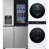 LG GSGV80PYLD + LG WashTower WT1210WWF LG GSGV80PYLD + LG WashTower WT1210WWF