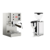 Lelit Victoria PL91T + Rocket Espresso GIANNINO, chrome/black Lelit Victoria PL91T + Rocket Espresso GIANNINO, chrome/black