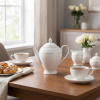 AMBITION Aura Gold 1,1 l - porcelánový džbán na kávu a čaj AMBITION Aura Gold 1,1 l - porcelánový džbán na kávu a čaj