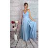 Bledomodré dlhé príležitostné šaty Veľkosť: L-40 Bledomodré dlhé príležitostné šaty Veľkosť: L-40