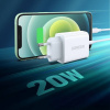 Ugreen síťová nabíječka USB Power Delivery 3.0 Quick Charge 4.0+ 20 W 3 A (bílá) Ugreen síťová nabíječka USB Power Delivery 3.0 Quick Charge 4.0+ 20 W 3 A (bílá)