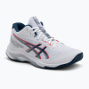 Pánske volejbalové topánky ASICS Netburner Ballistic FF 4 white/mako blue Pánske volejbalové topánky ASICS Netburner Ballistic FF 4 white/mako blue