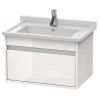 Duravit Ketho Umývadlová skrinka 41x80x46 cm, 1 zásuvka, lesklá biela KT666402222 Duravit Ketho Umývadlová skrinka 41x80x46 cm, 1 zásuvka, lesklá biela KT666402222