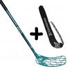Oxdog FUSION LIGHT 32 TQ ROUND NB + Stickbag černá / tyrkysová, Ľavá (ľavá ruka dole), 87cm (=97cm) Oxdog FUSION LIGHT 32 TQ ROUND NB + Stickbag černá / tyrkysová, Ľavá (ľavá ruka dole), 87cm (=97cm)