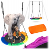 Neo-Sport Hojdací kruh Swingo XXL viacfarebná 120 cm Neo-Sport Hojdací kruh Swingo XXL viacfarebná 120 cm